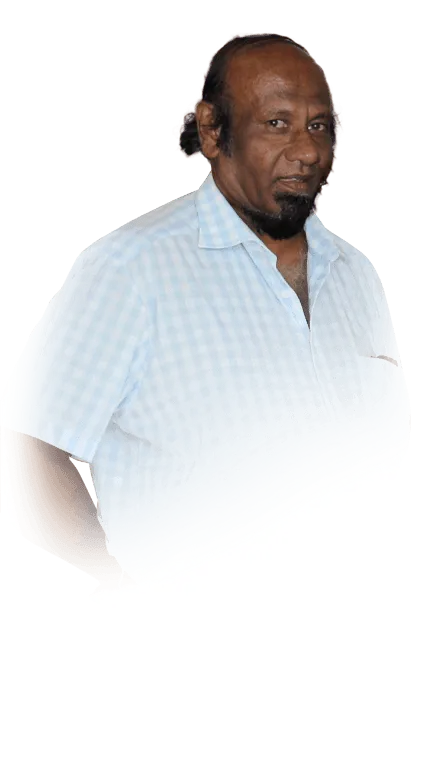Anselm Nanayakkara, Paulchen's project coordinator in Sri Lanka.