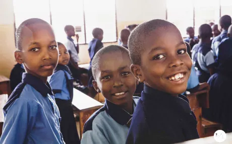 School is fun, especially with friends.