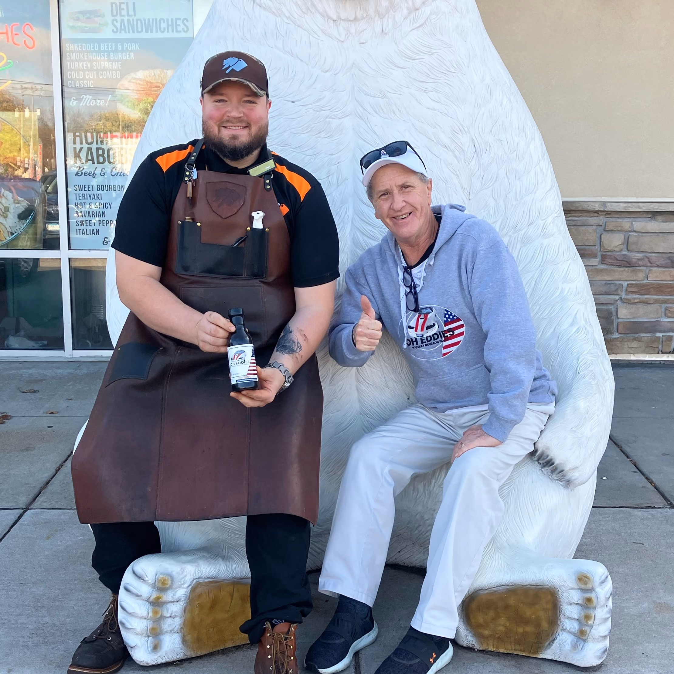 Flickers Meat store location carrying Oh Eddie's Whiskey Bourbon Sauce
