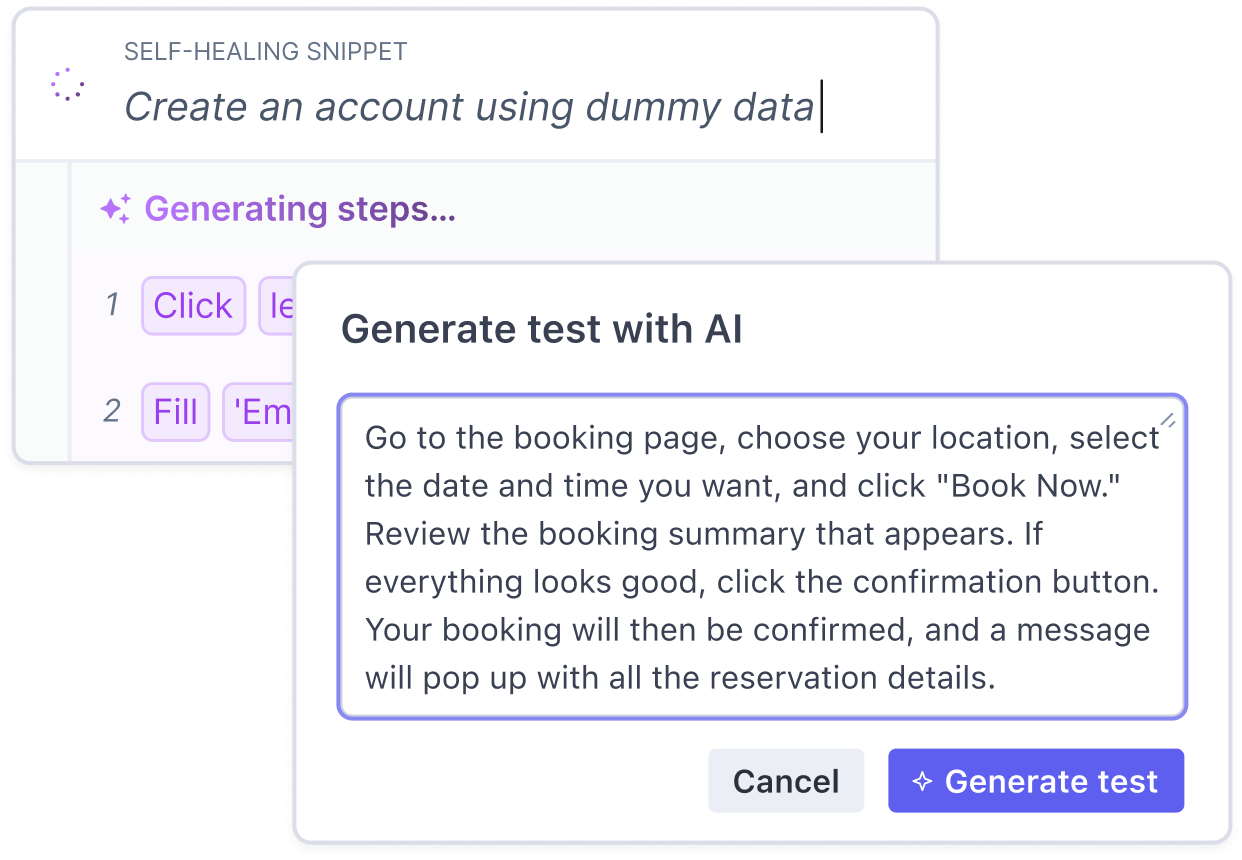 Create test coverage fast