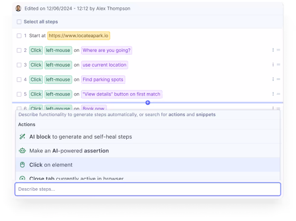 Rainforest AI testing cycle