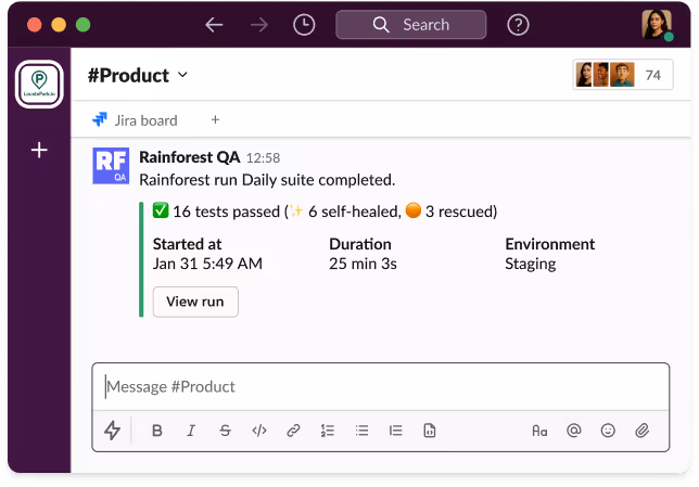 Rainforest AI testing cycle