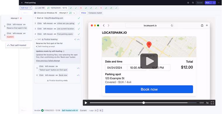 Rainforest AI testing cycle