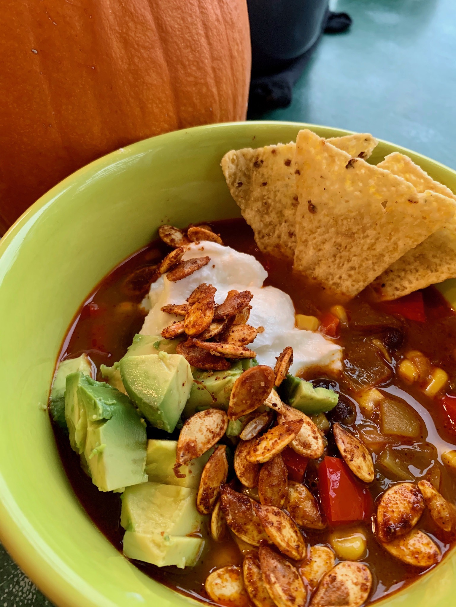 Pumpkin Confetti Soup