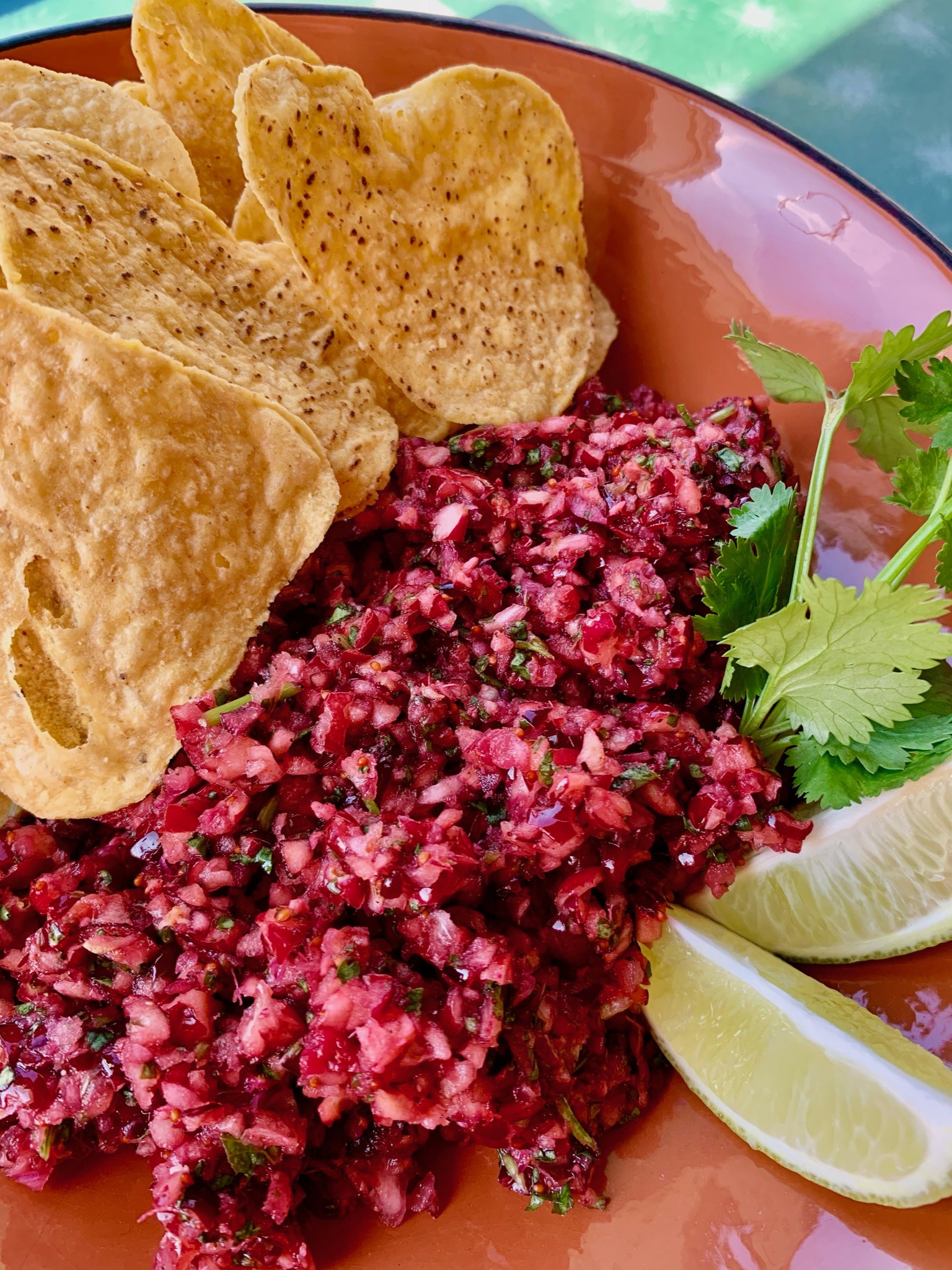 Cranberry Ginger Lime Salsa
