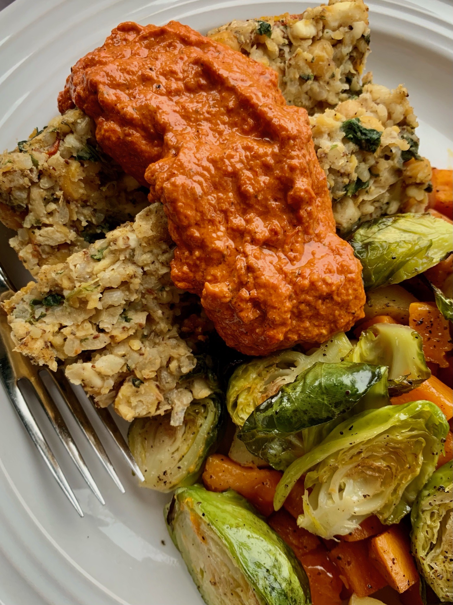 Mediterranean No-Meat Loaf