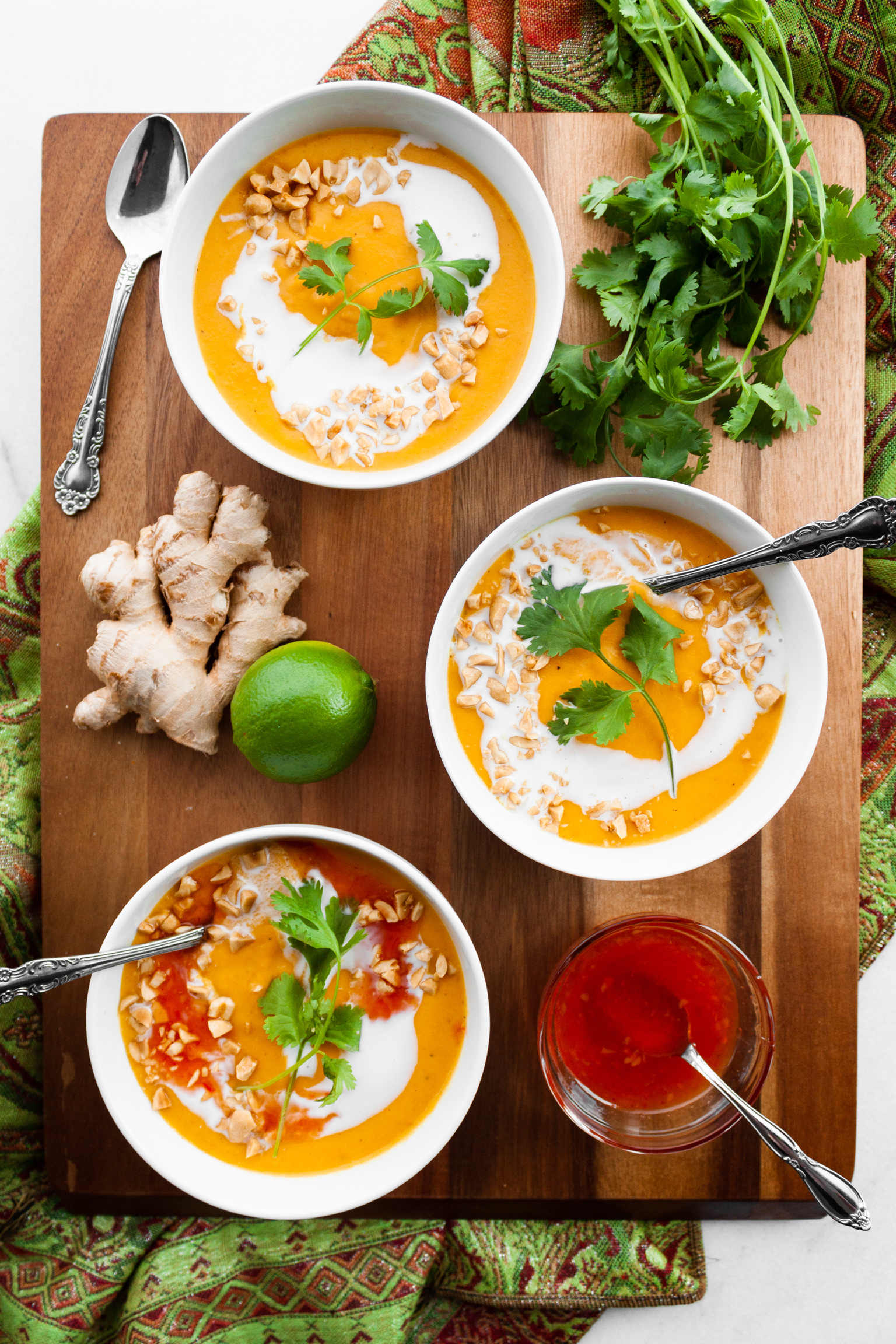 Carrot Parsnip Ginger Lime Soup