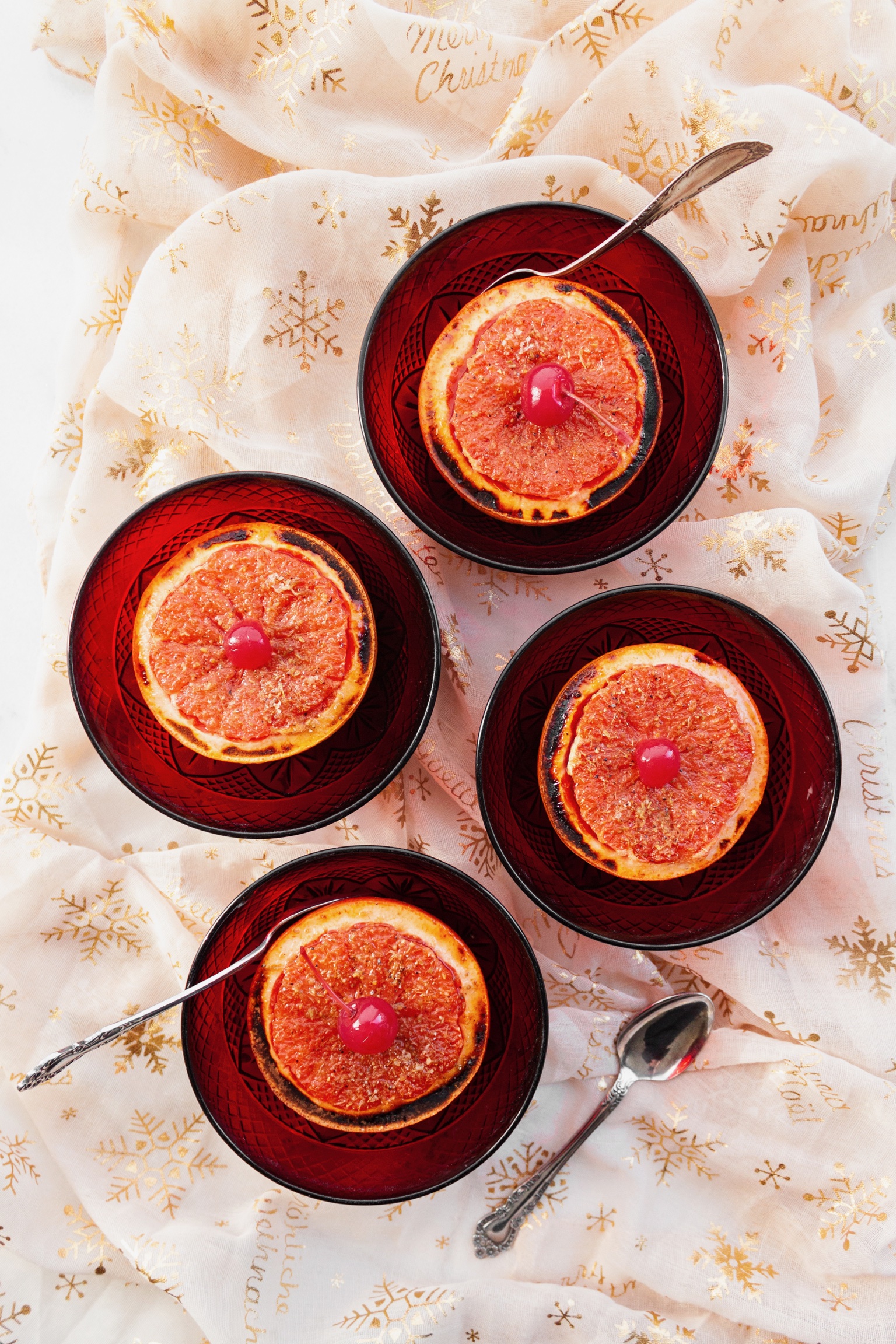 Cardamom Brûléed Grapefruit
