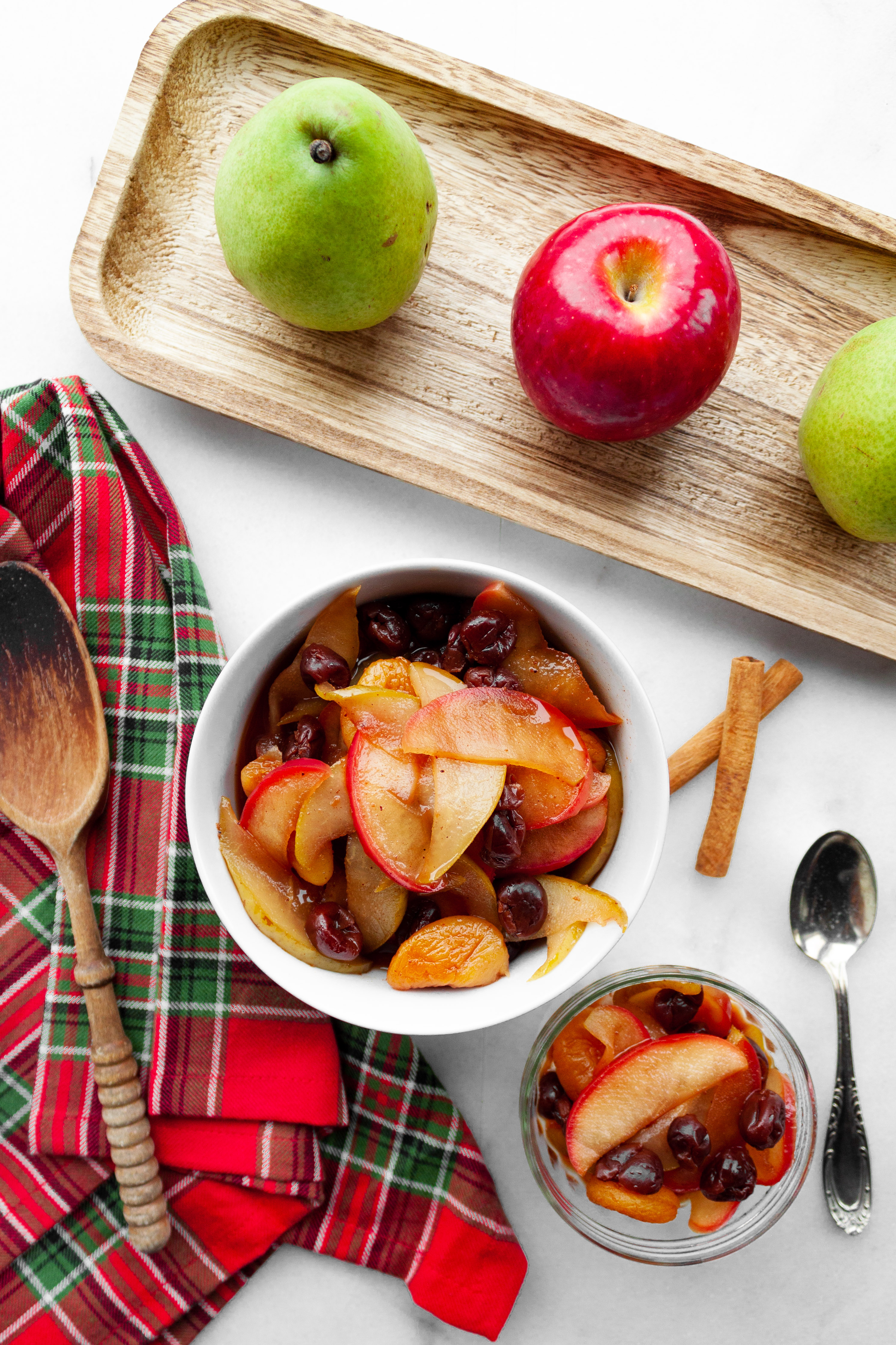 Warm Winter Fruit Compote