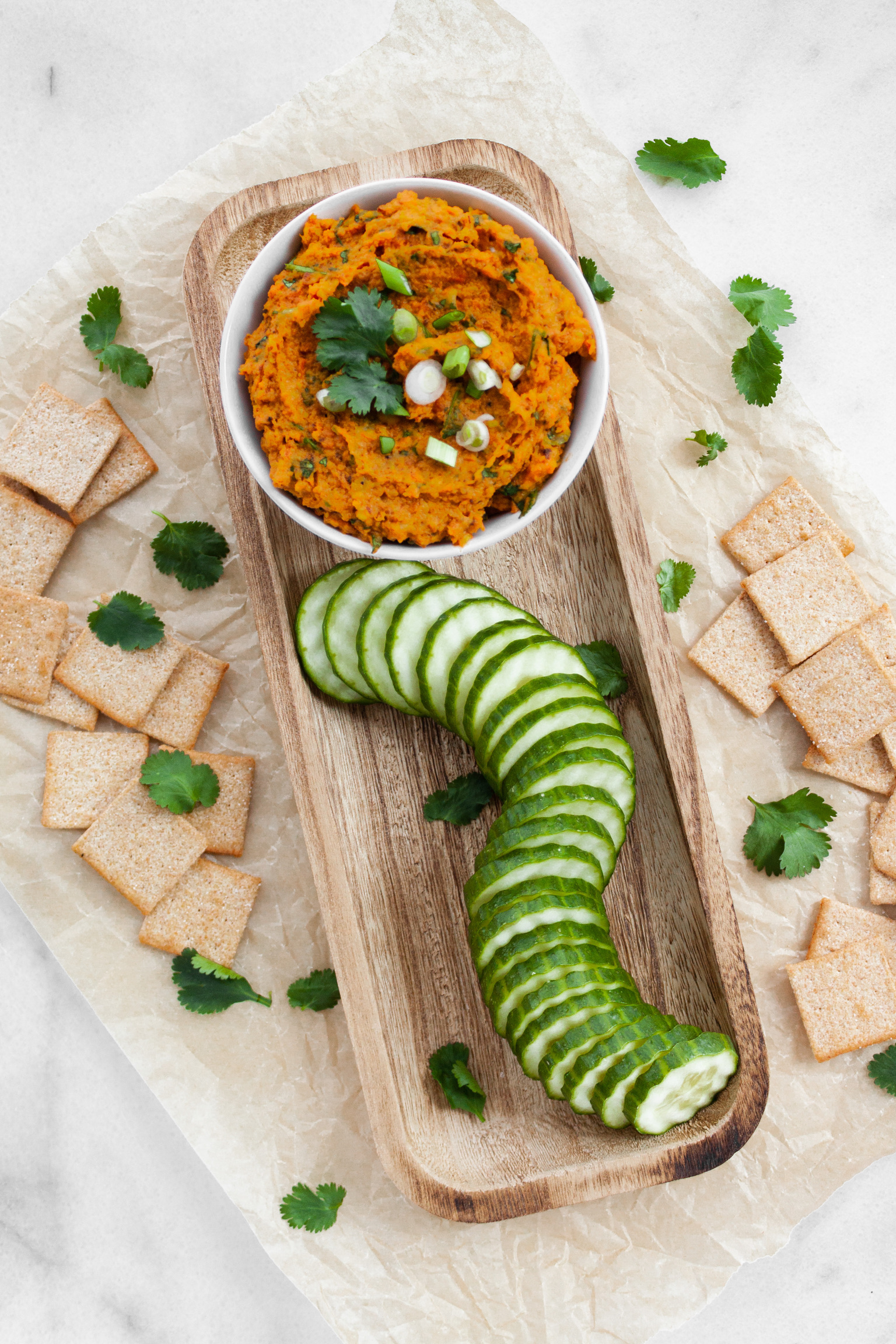 Roasted Carrot Peanut Dip