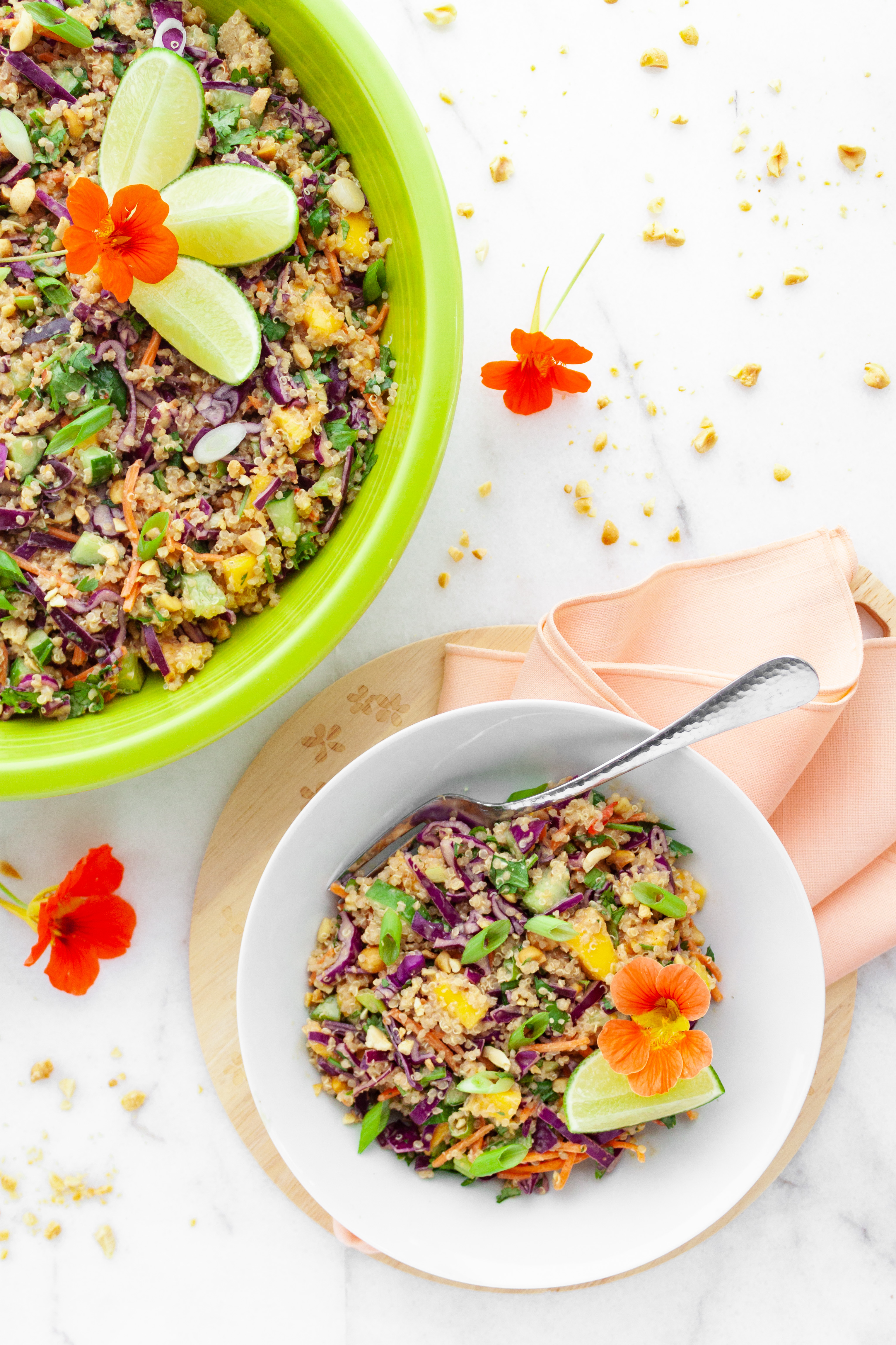 Quinoa Peanut Crunch Salad