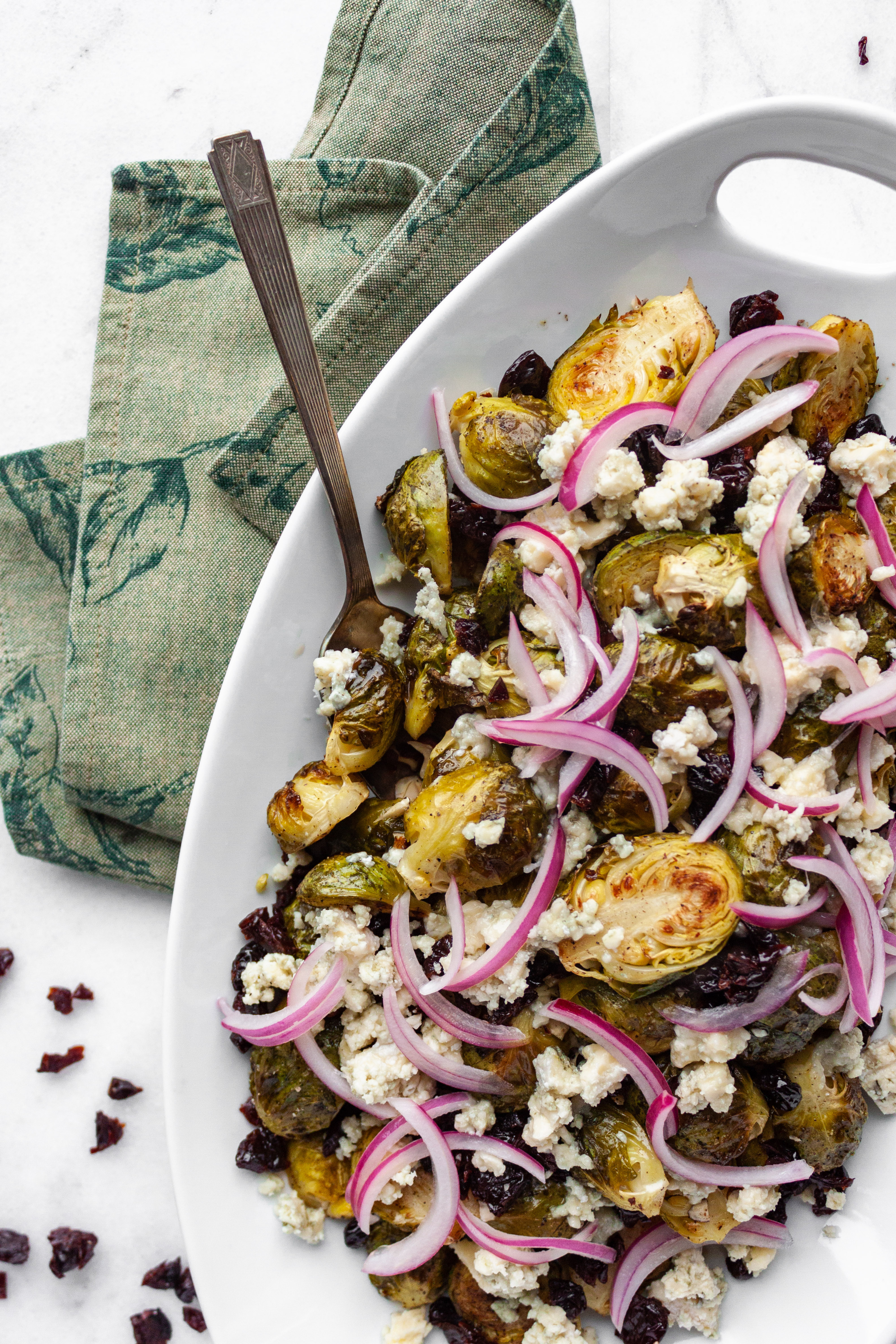 Northwest Loaded Roasted Brussels Sprouts