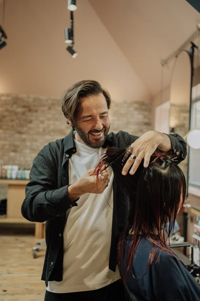 Mickael, one of Bond's most technically gifted haircutters