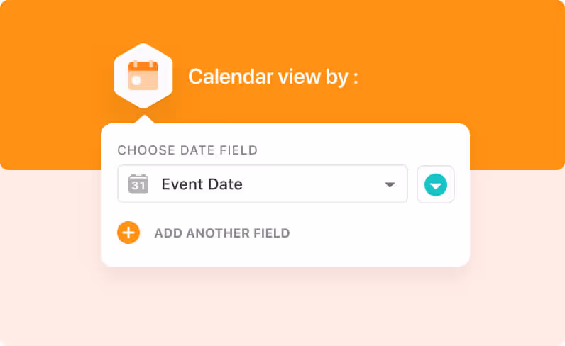 Choose a date field to display on a calendar Choose a date field to display on a calendar