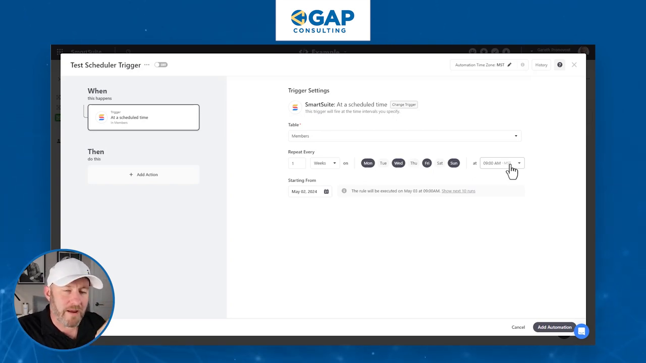 Accessing Automations in SmartSuite