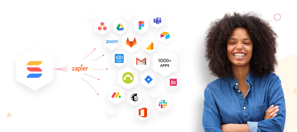 Integrate existing systems with SmartSuite using Zapier