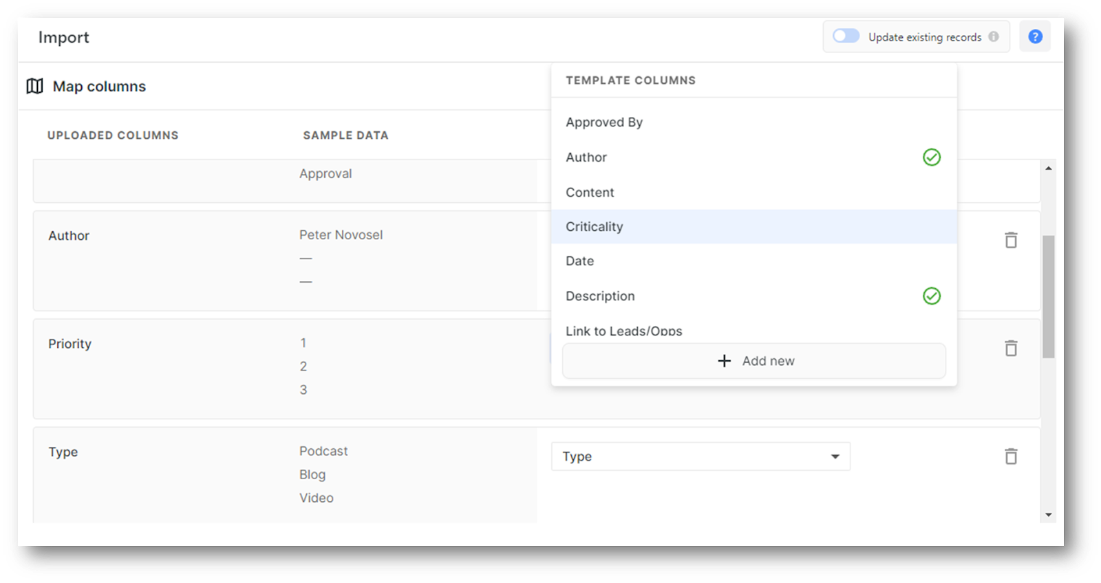 Data Importing Techniques