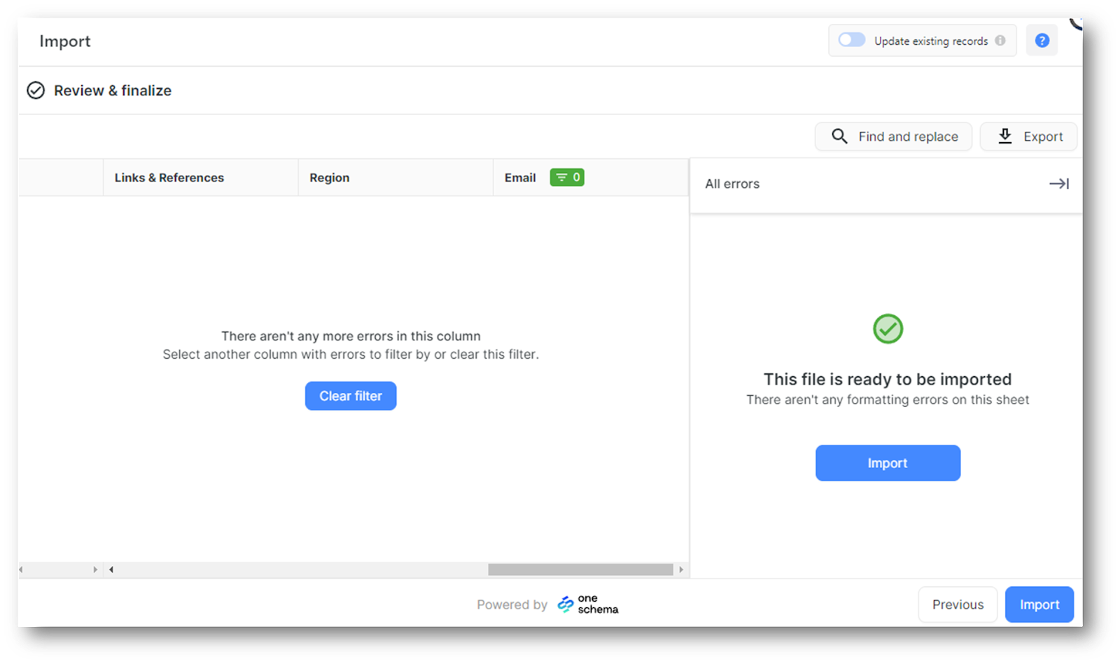 Data Importing Techniques