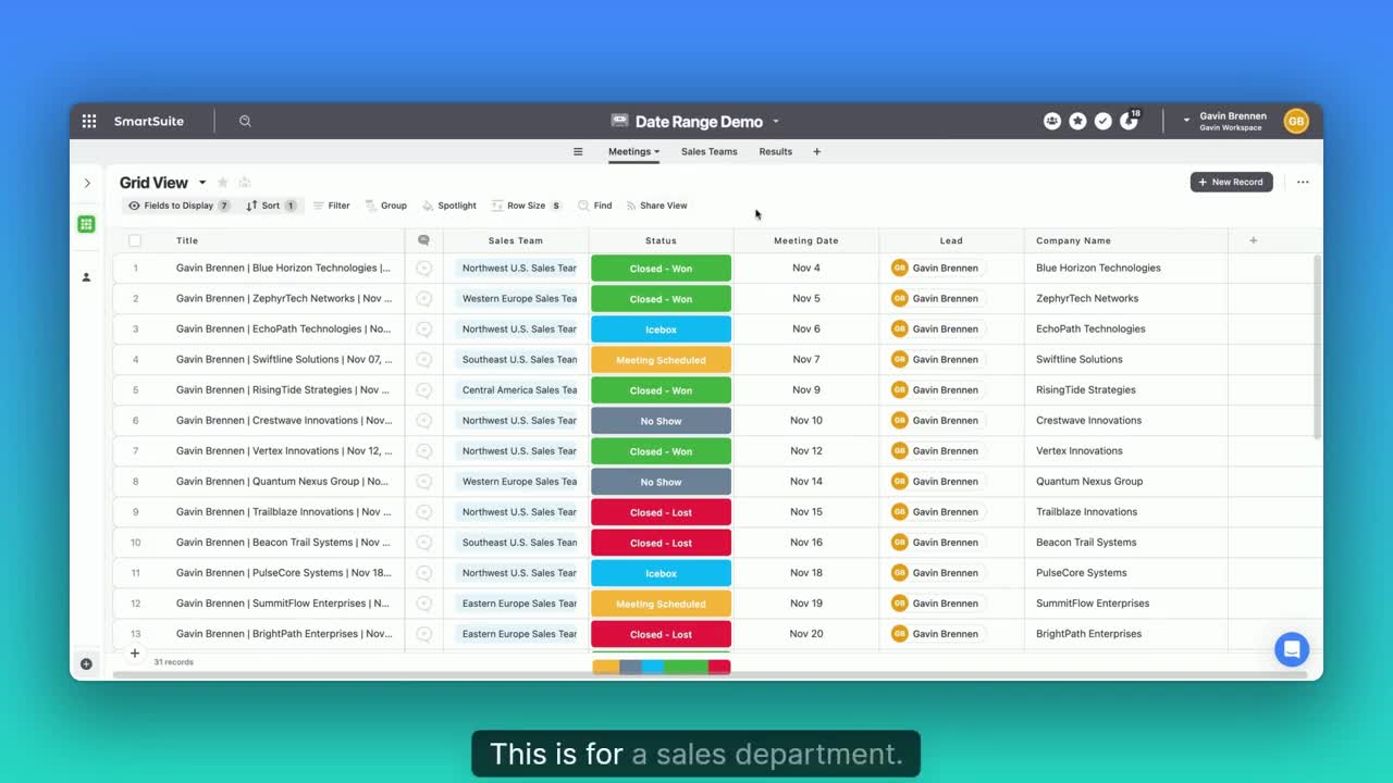 Creating Reports Across Records Using Fixed Date Ranges