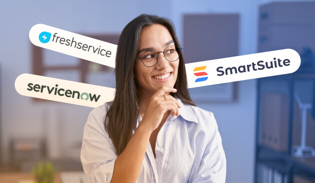 servicenow vs freshservice vs smartsuite