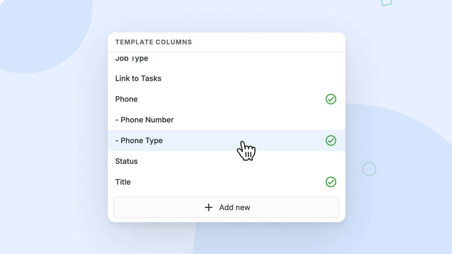 Whats New page - Import Phone