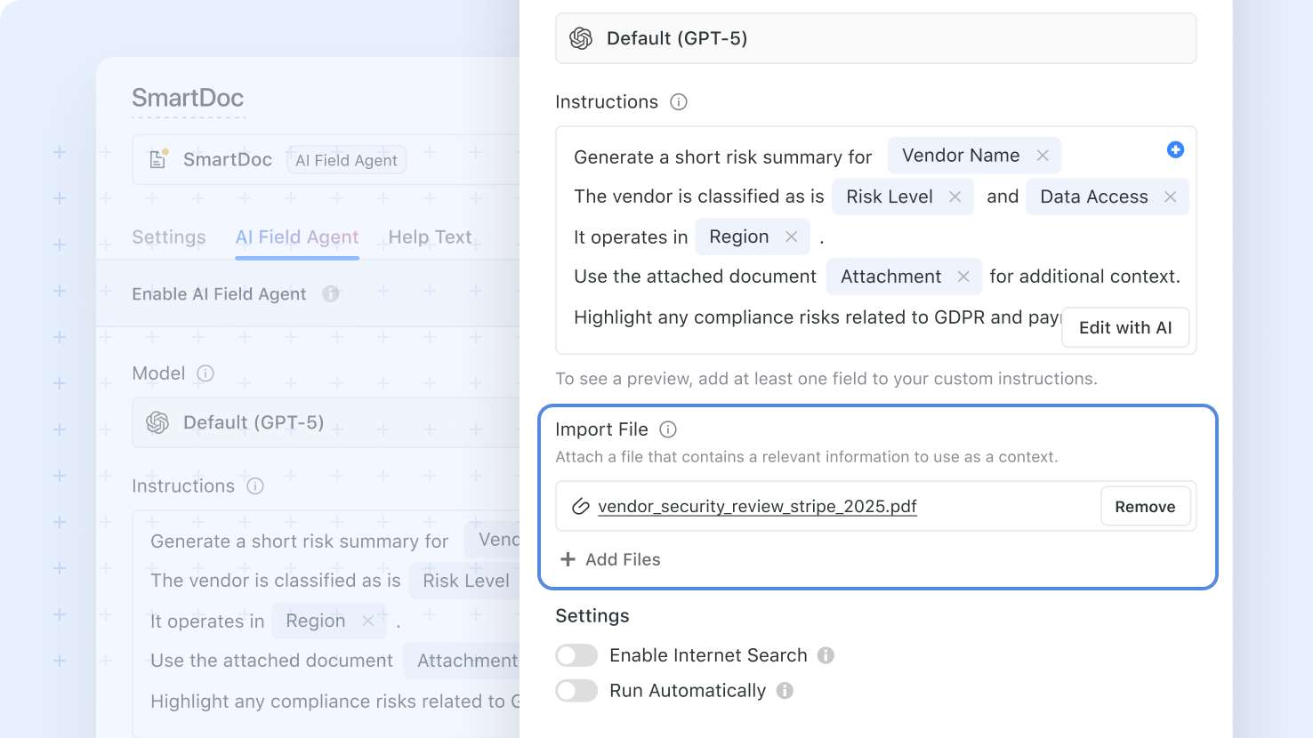 Whats New page - AI Field Agent Support
