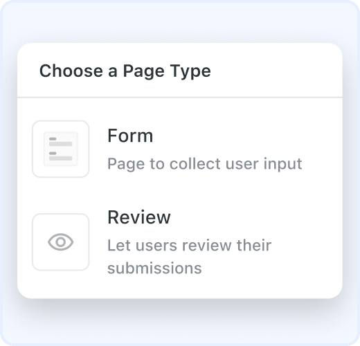 Forms: Support for Multiple Pages