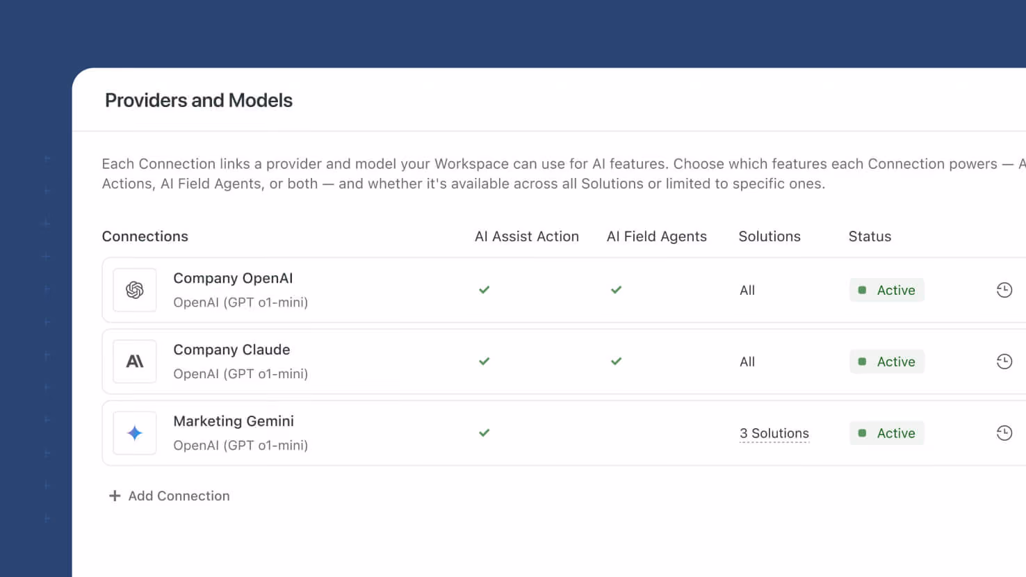 SmartSuite AI: Managed Connections