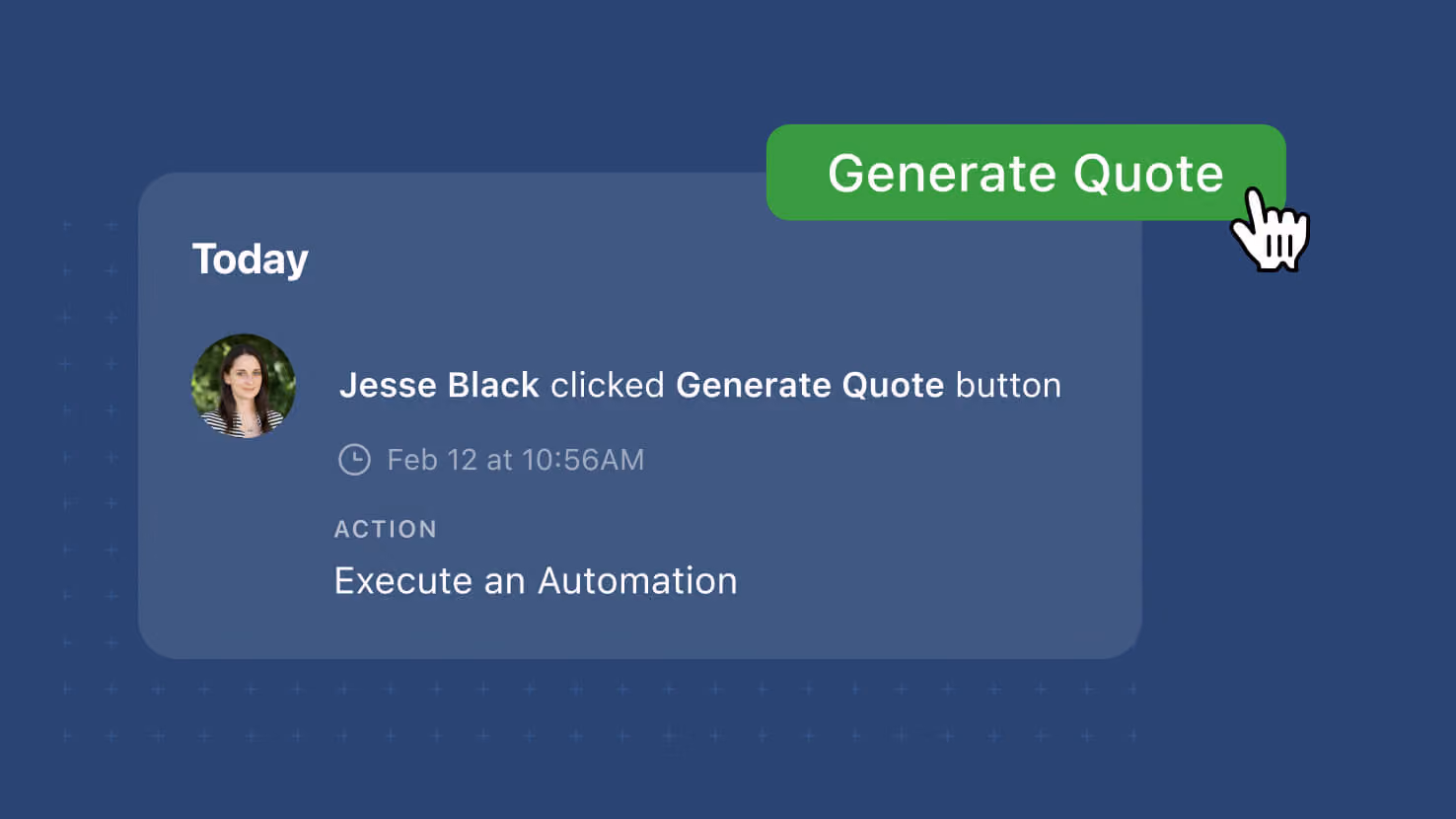 Button Field: User Context in Click Event History