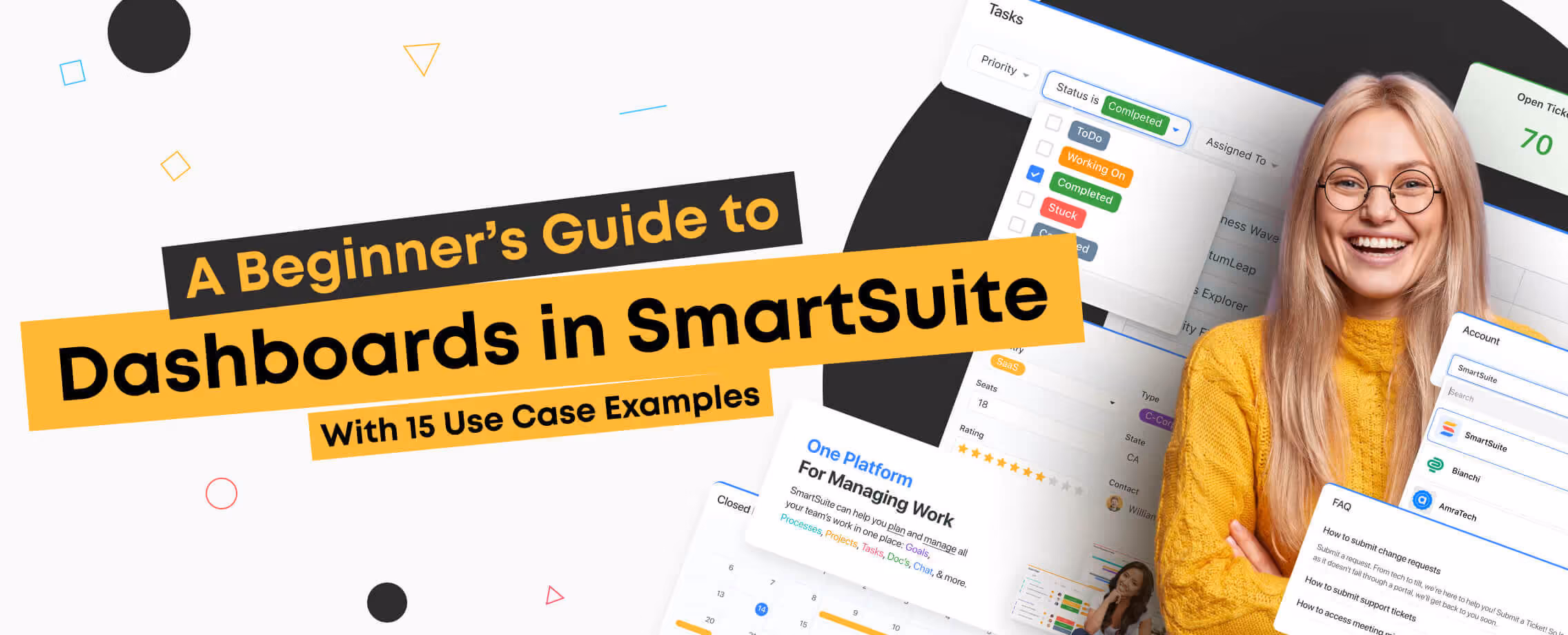 A Beginner’s Guide to Dashboards in SmartSuite (With 15 Use Case Examples)