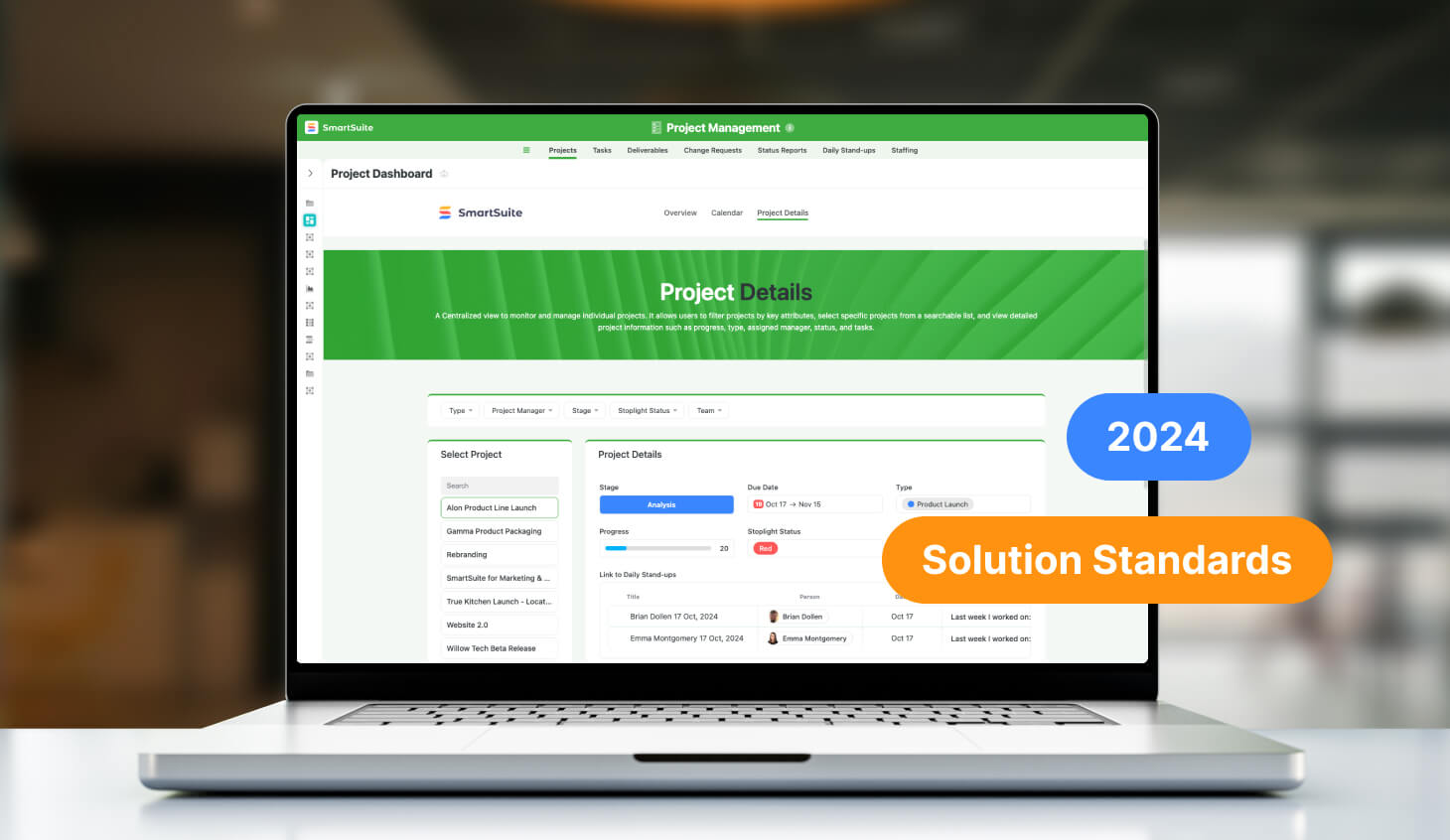 SmartSuite Solution Standards for 2024