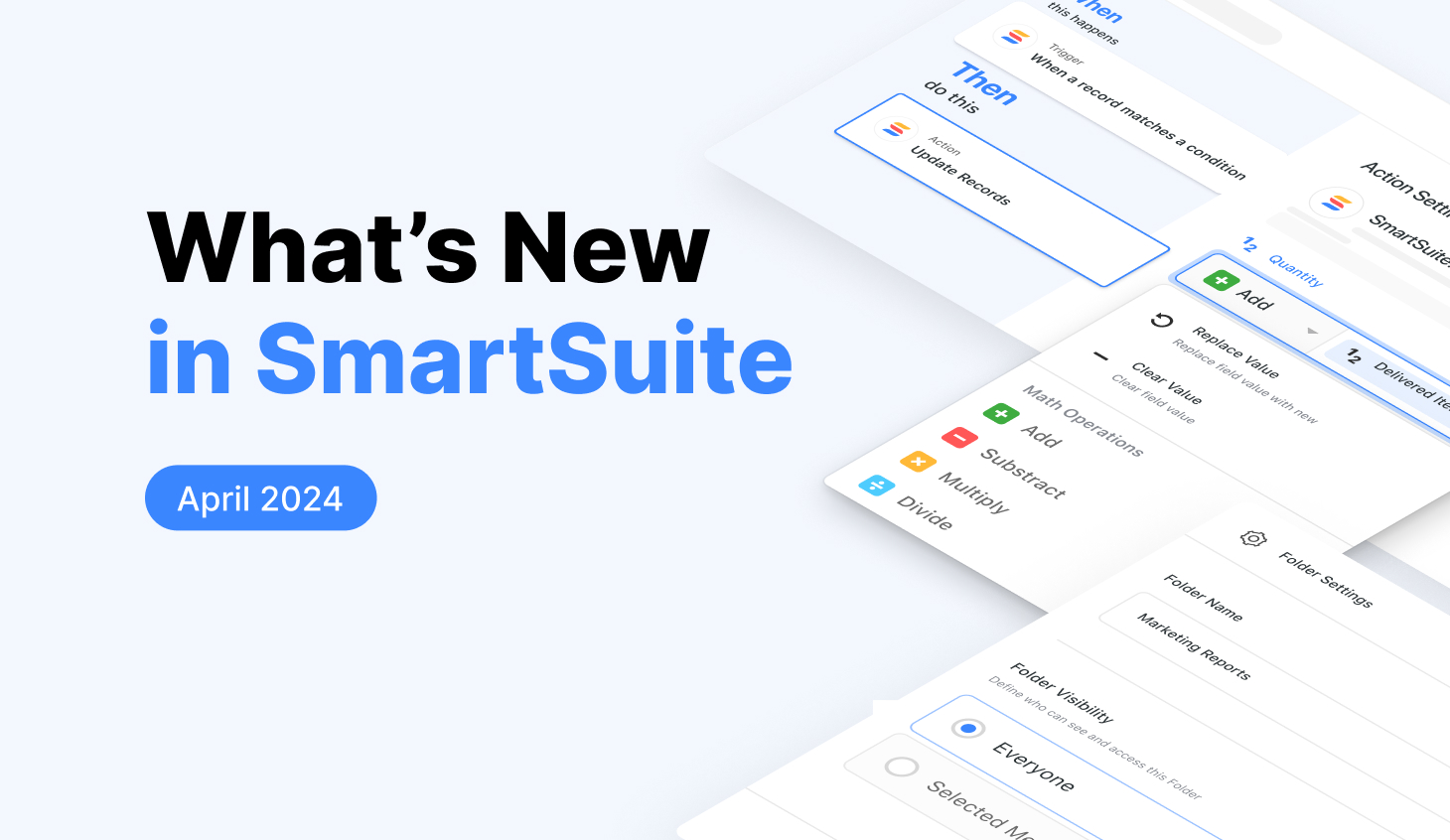 What's New in SmartSuite: April 2024