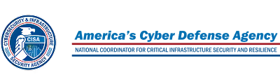 CISA America's Cyber Defense Agency logo