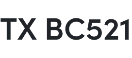 TX BC521 wordmark