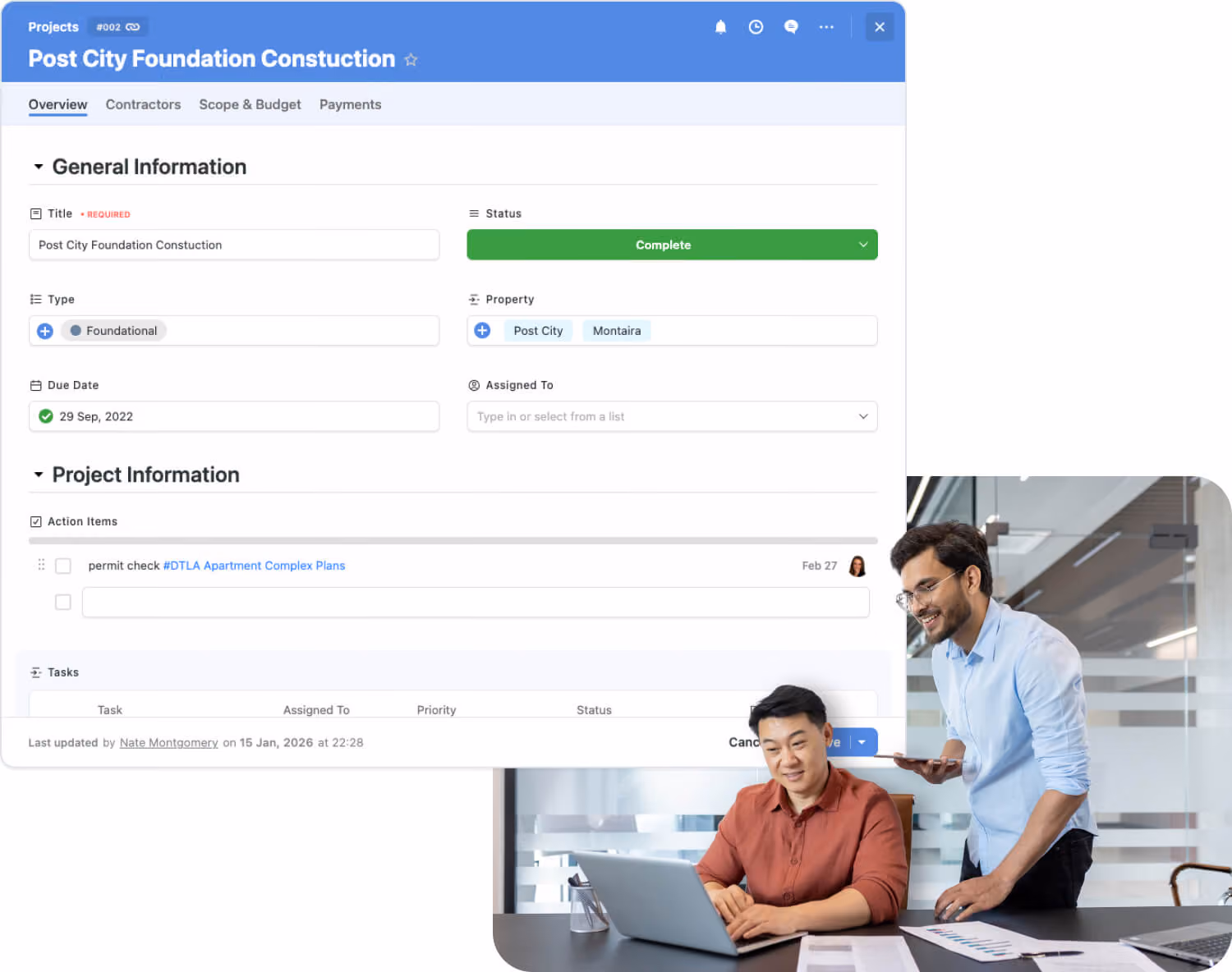 Construction and Real Estate in SmartSuite