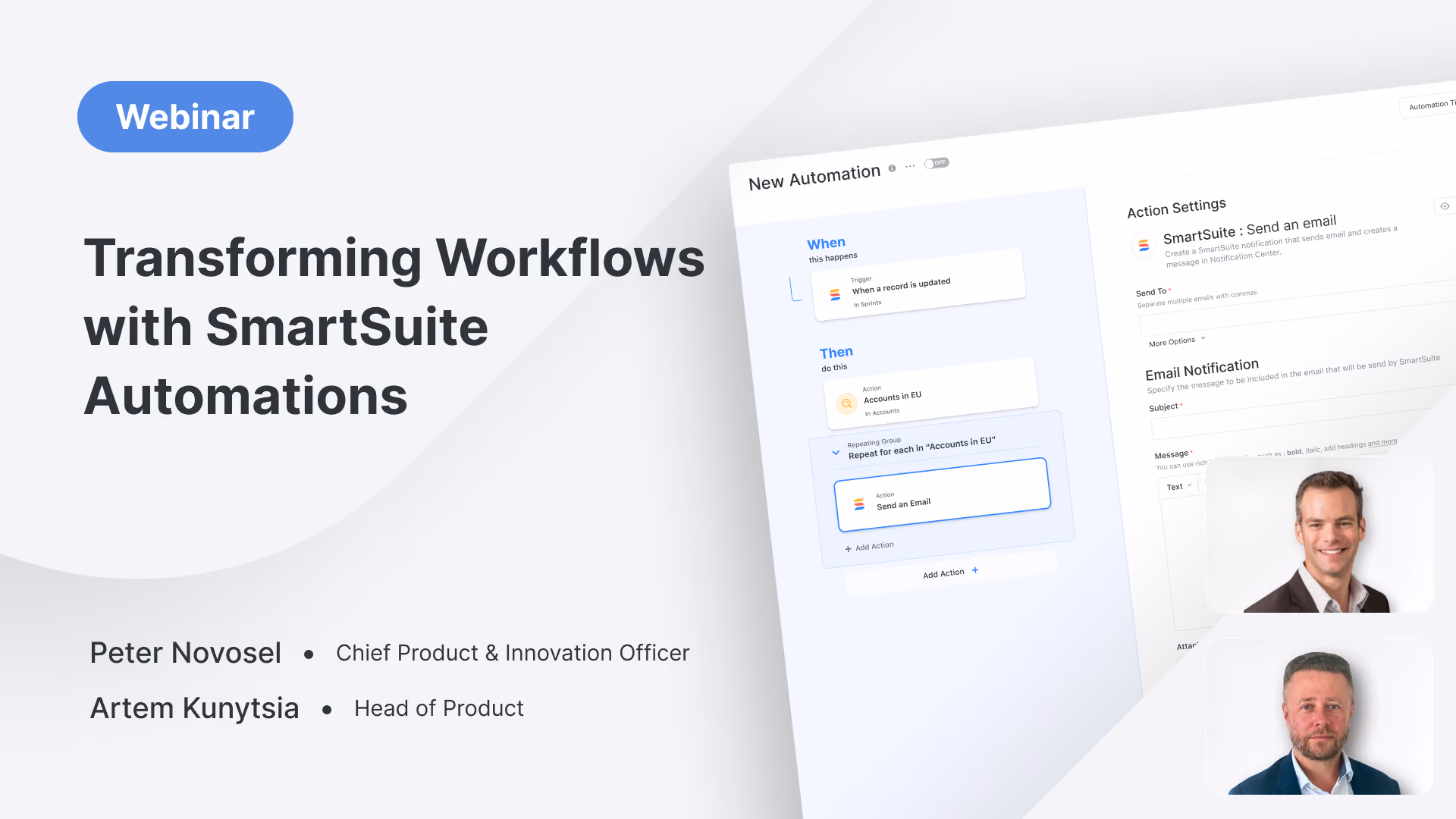 Transforming Workflows with SmartSuite Automations