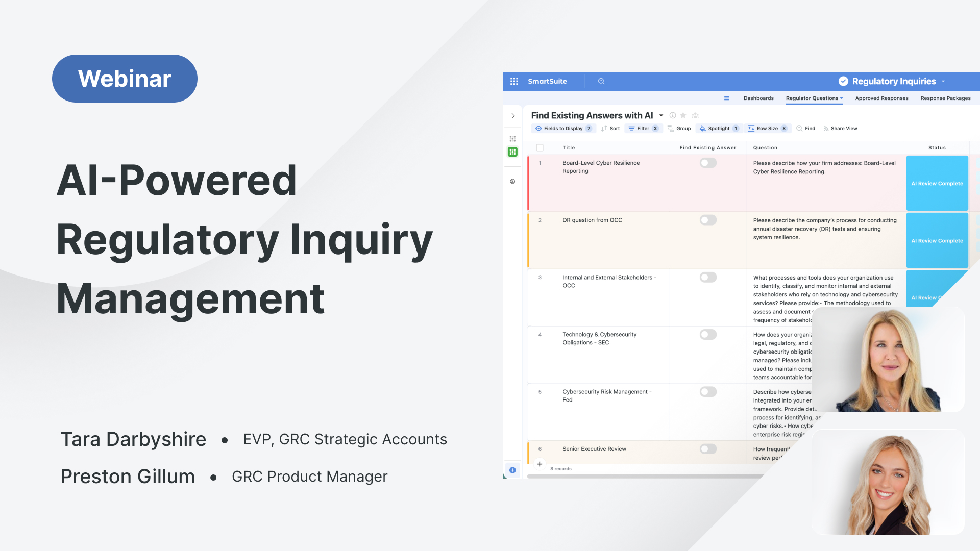 AI-Powered Regulatory Inquiry Management: Turning Regulatory Fire Drills into Controlled, Repeatable Response