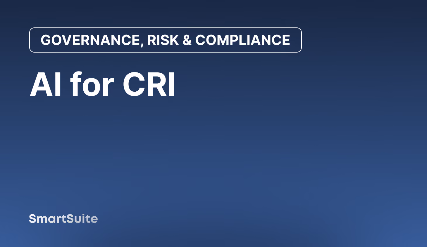 AI for CRI