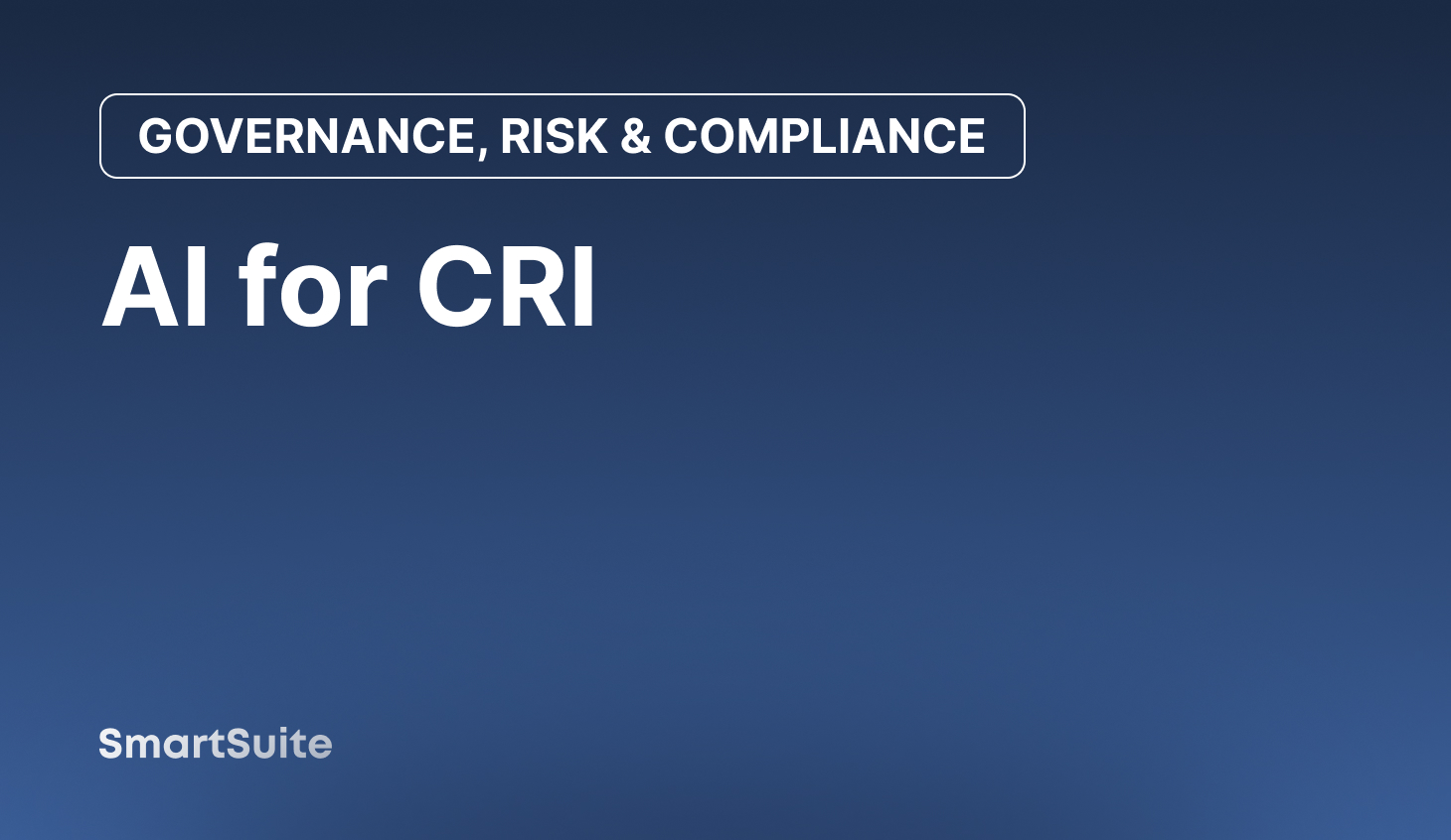 AI for CRI