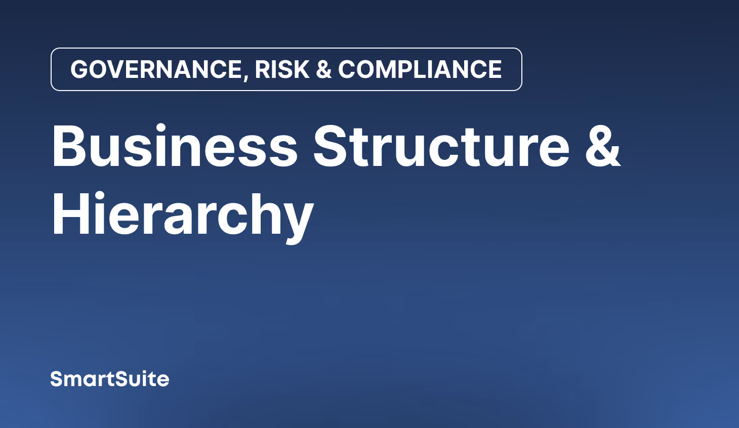 Organizational Structure