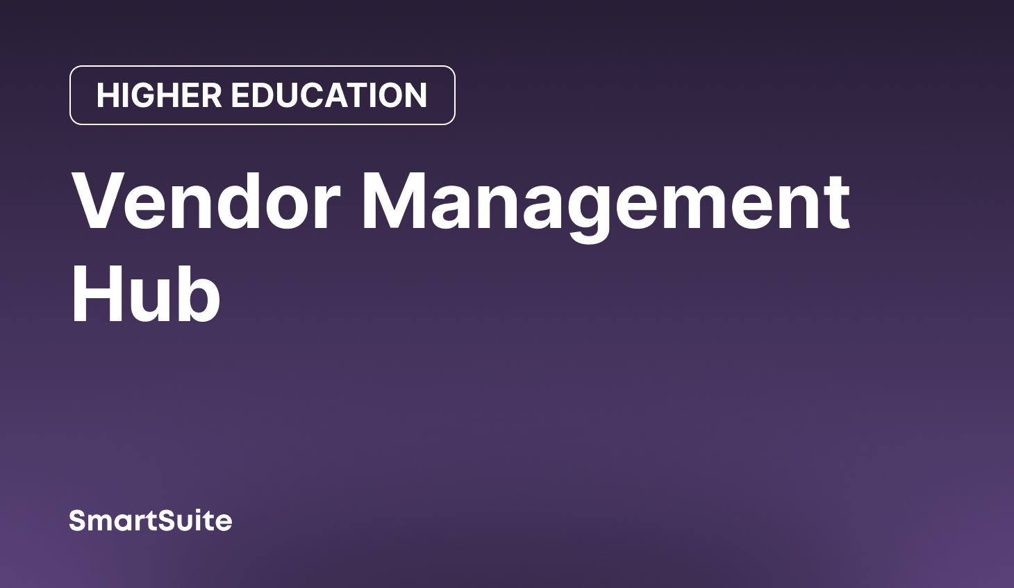 Vendor Management Hub