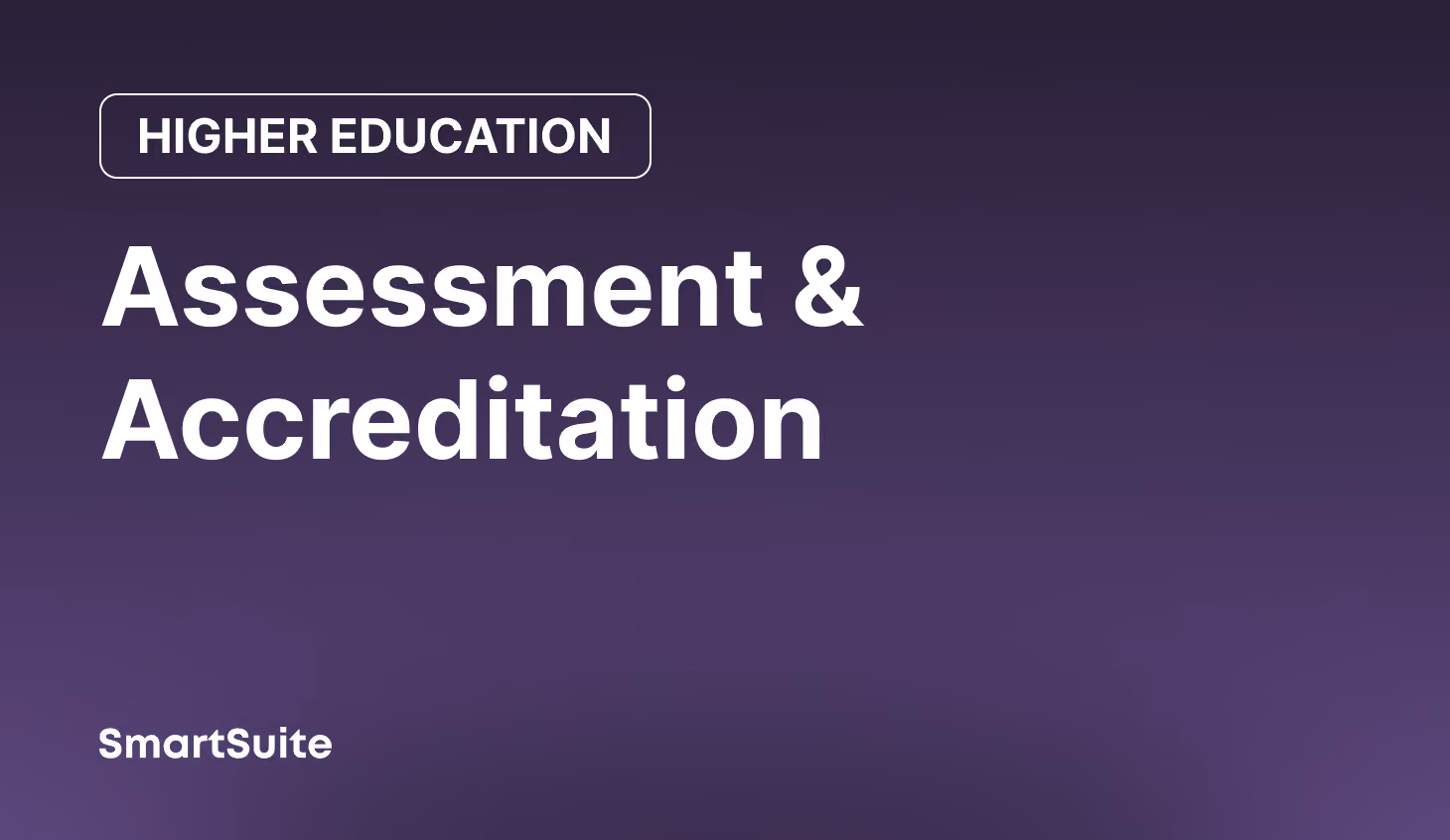 Assessment & Accreditation