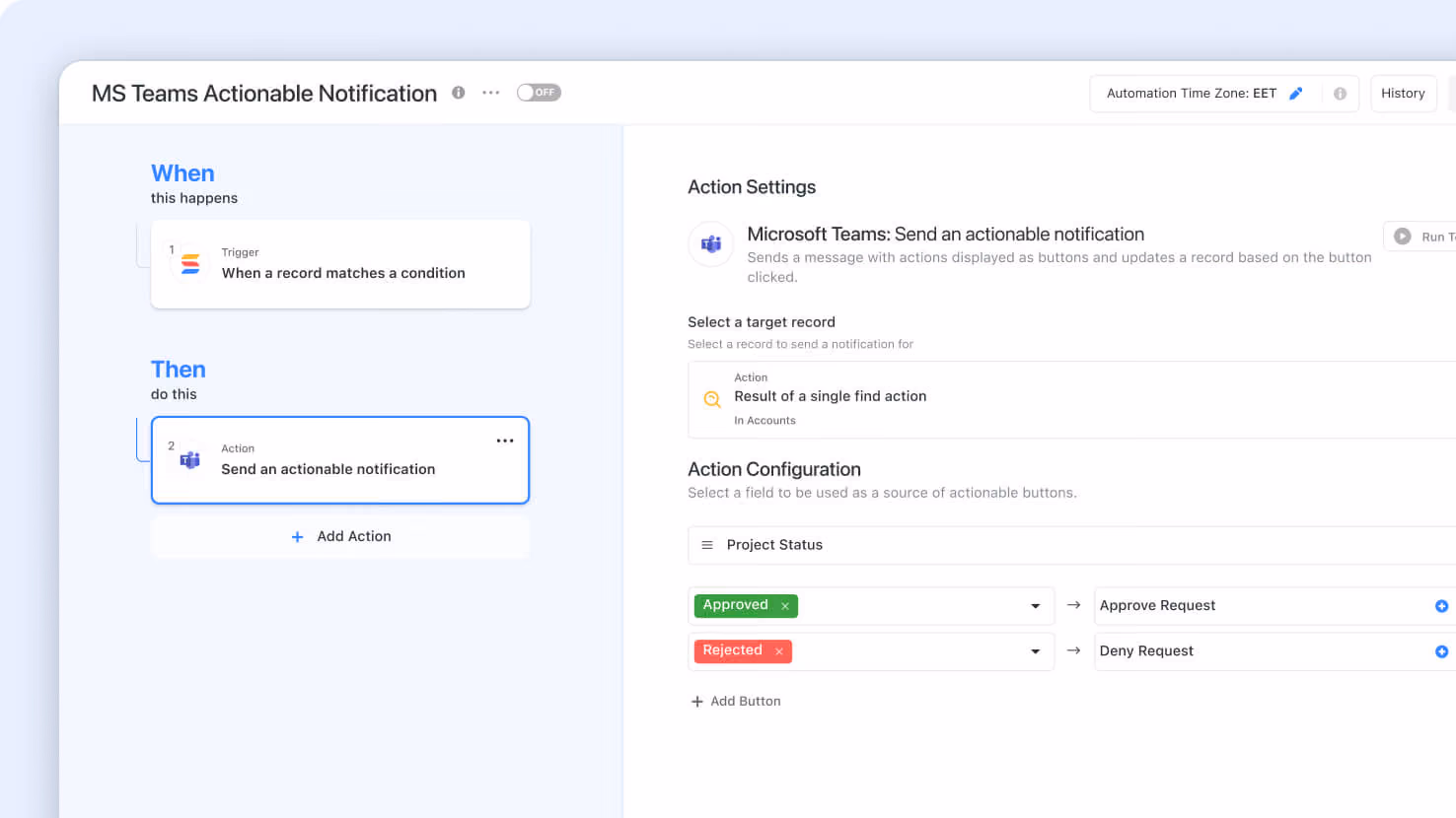 Microsoft Teams Automations v2: Actionable Notifications