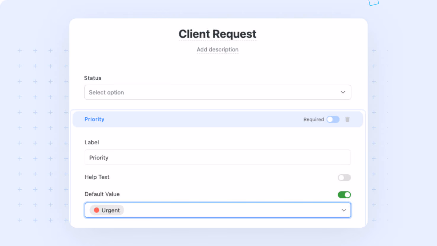 Form View: Default Values