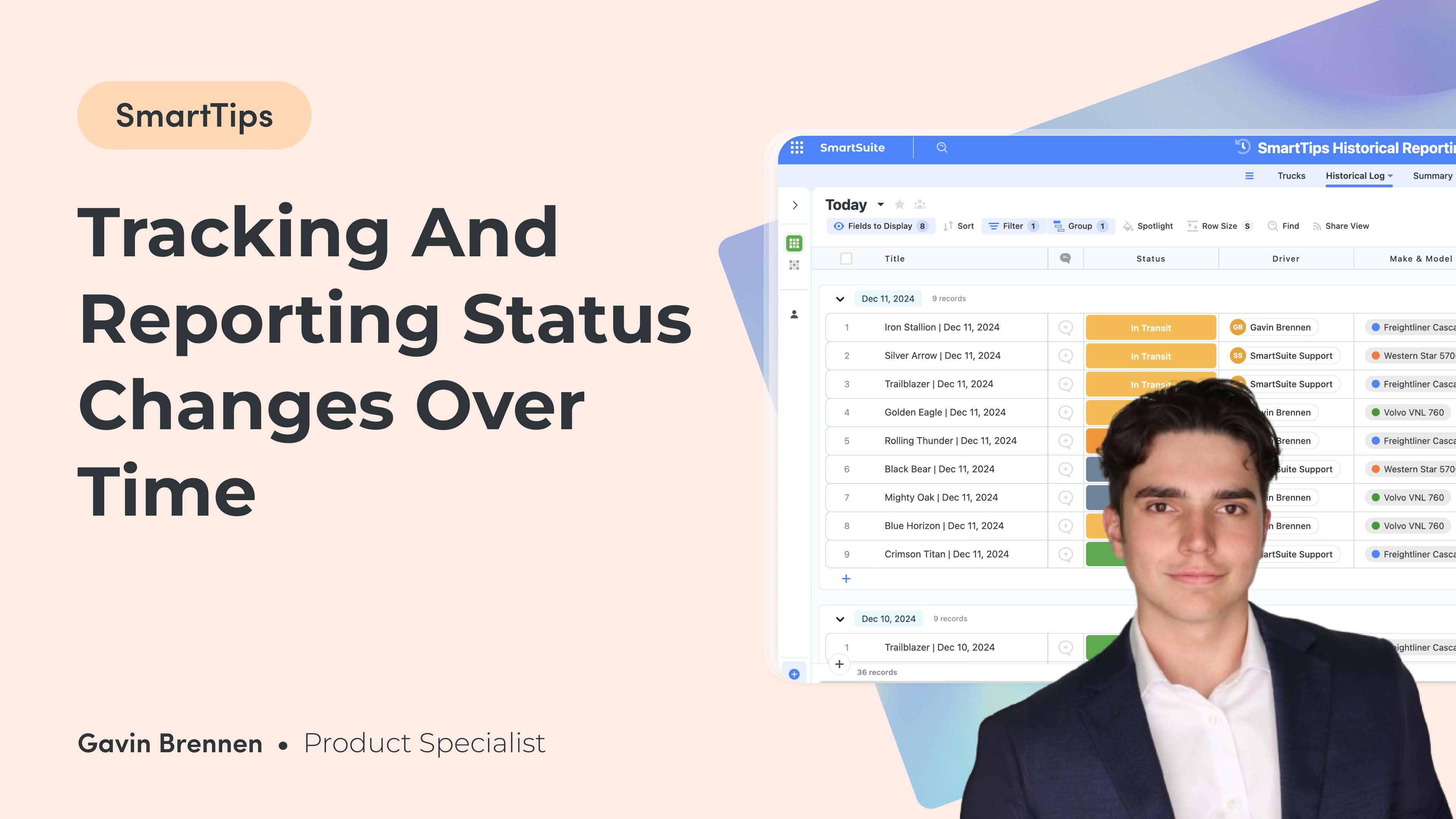 Tracking Status Changes Over Time