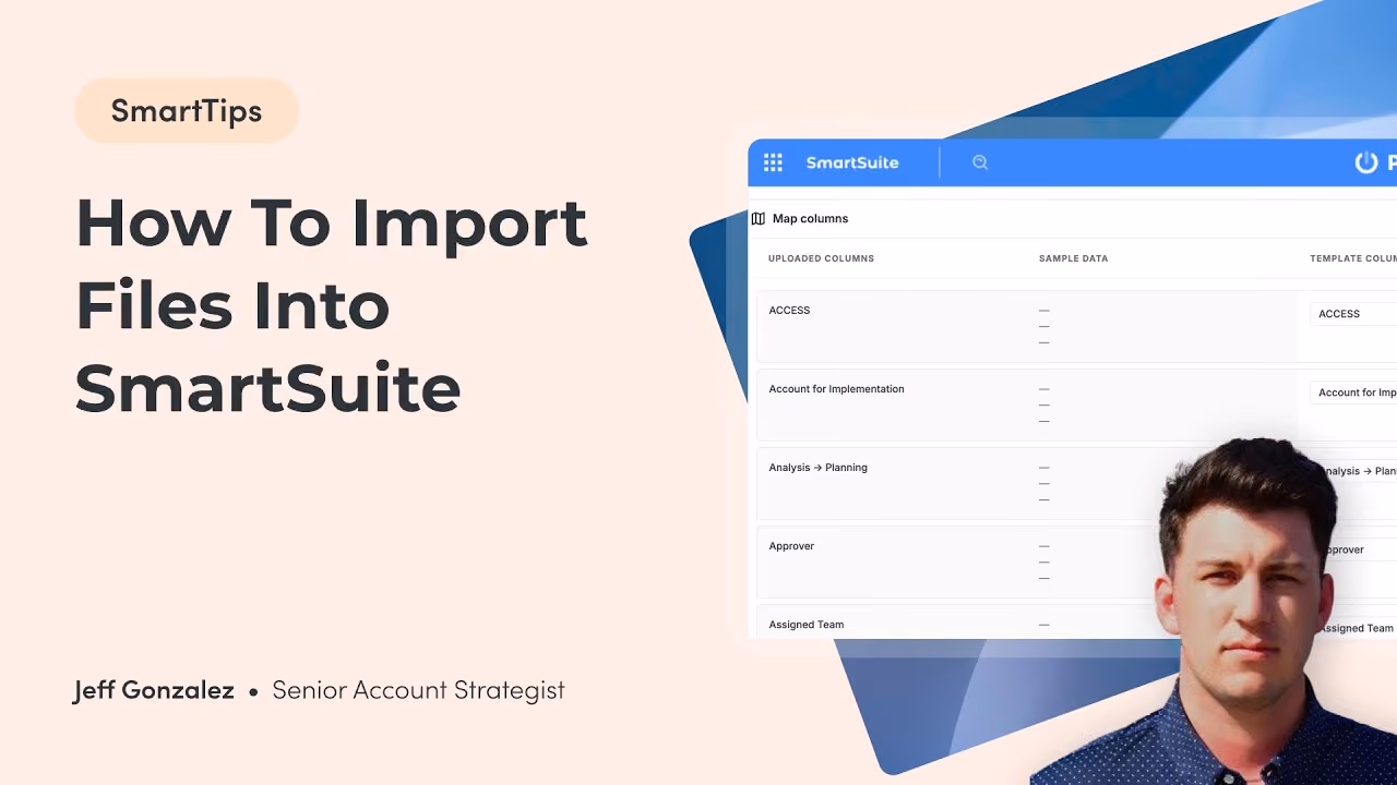 How to Import Files into SmartSuite