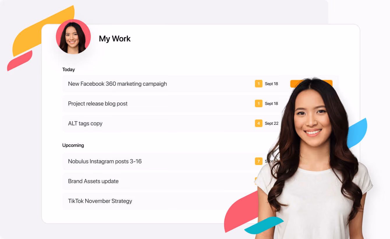 My Work consolidates you tasks into a single list