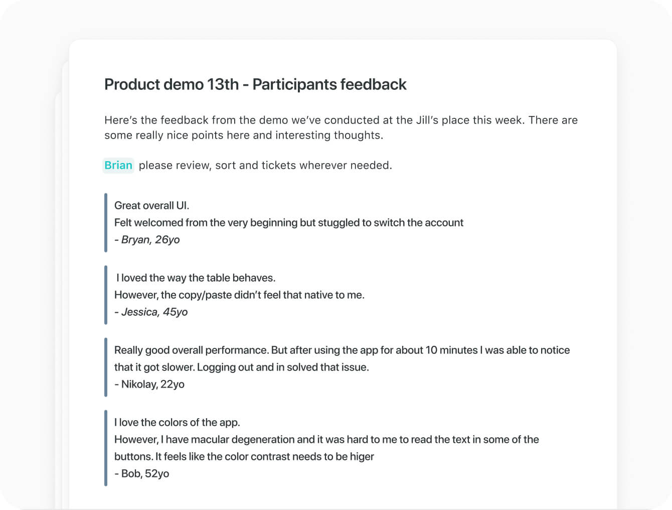 You can create quotes in the SmartDoc field
