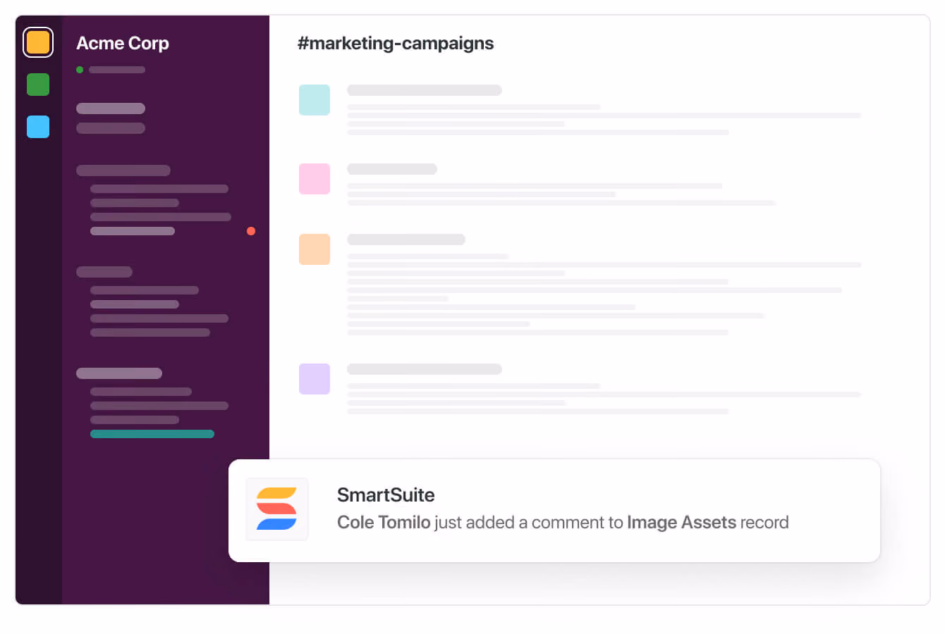 Send your notifications to Slack