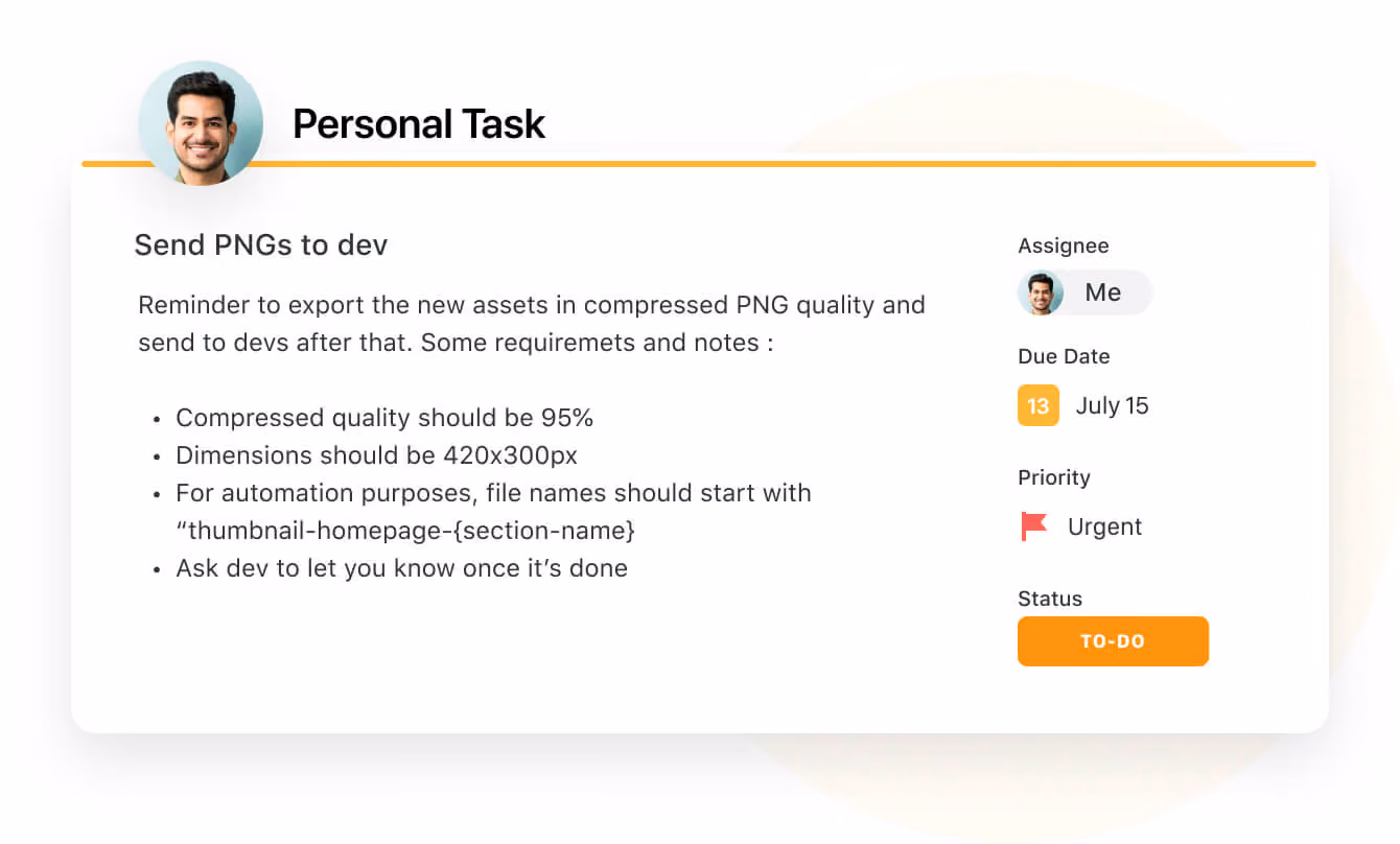 Manage personal tasks with My Work